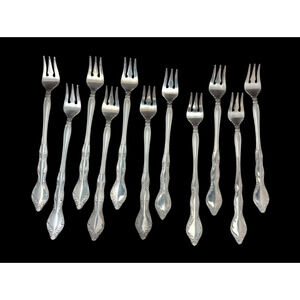 Michael Lloyd Stainless MLL2 Cocktail Seafood Forks Set Of 11